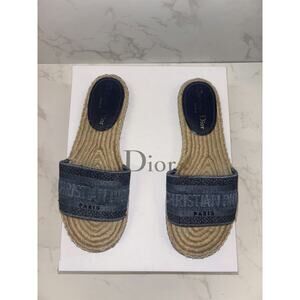Christian Dior Espadrille Slides